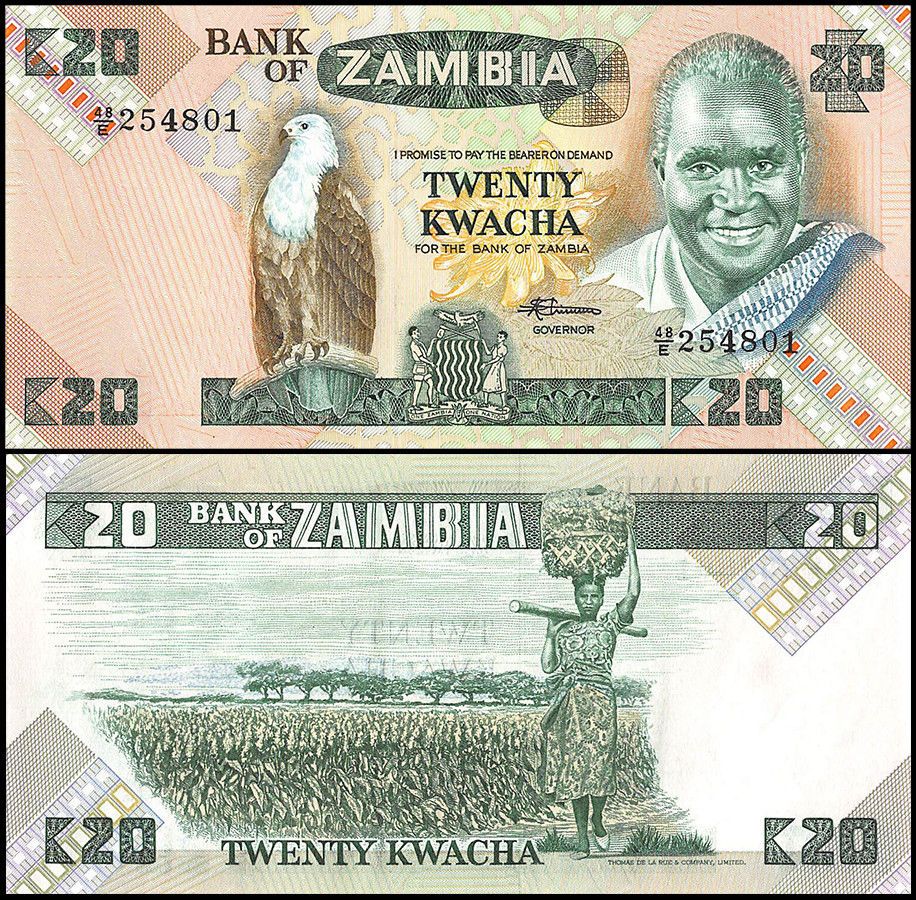 Zambia 20 Kwacha for sale