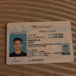 Buy Missouri Fake Drivers License: Best Vendor