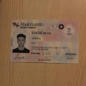 Order Maryland driver’s license
