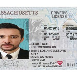 Buy Massachusetts Fake Drivers License