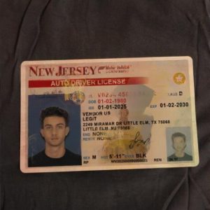 New Jersey Drivers License