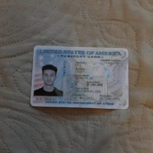 Order Passport card Online
